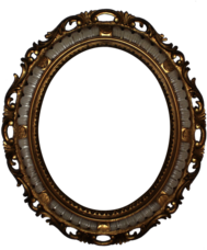 Ivory and Gold Frame