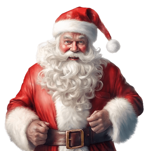 Santa Claus with a Big Beard