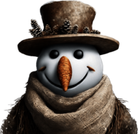 Rustic Snowman