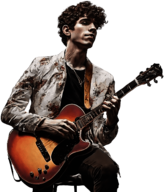 Joshua Bassett on the Guitar