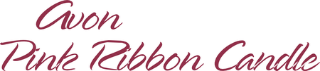 Pink Ribbon Candle