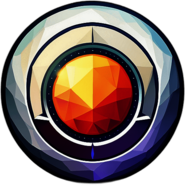 Arcade, Minimalist App Icon - Circle Icon Bevel Border