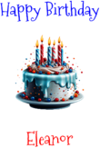 Happy Birthday Eleanor Custom Message