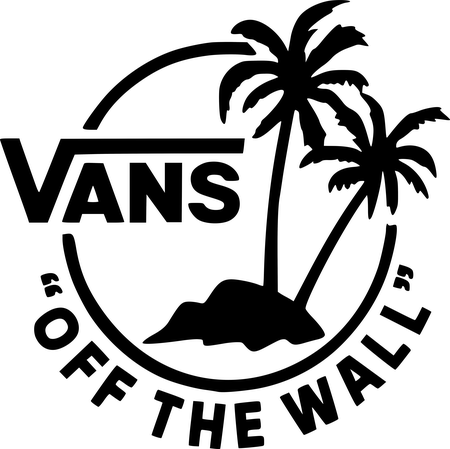 Vans off the wall palm tree