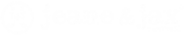 Jeane & Jax logo white