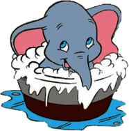Dumbo In Bath Tub