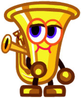 Oompah the Brassy Blowything Looking Left