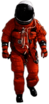 Orange Space Suit