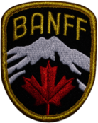 BANFF National Park Alberta Patch