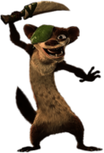 Ice Age character Buck with Sword