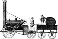 Stephenson's Rocket Steam Train