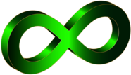 Green Infinity Symbol