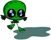 Marsha the Boggy Swampling One Foot In the Water