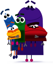 StoryBots Bo Holding His Friends
