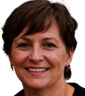 Smiling Middle Aged Woman Face