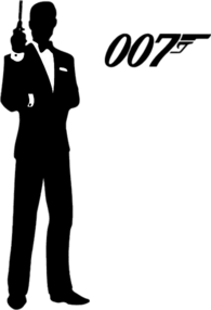 007 James Bond silhouette