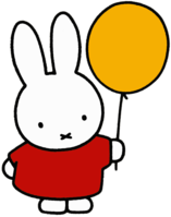 Miffy Yellow Balloon
