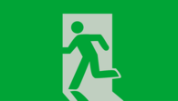 Exit Sign Pictogram