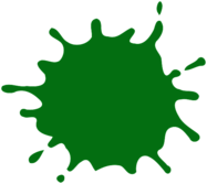 Large Green Paint Splatter