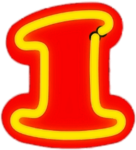 Neon Number 1