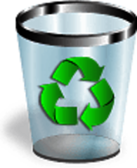 Transparent Recycling Bin