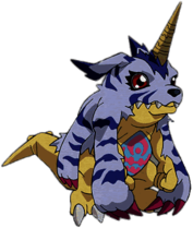 Digimon Character Gabumon Side View