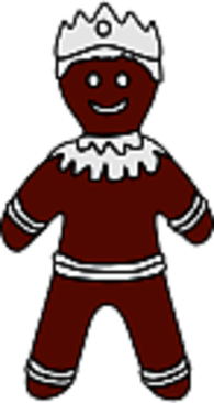 Gingerbread King with Collar