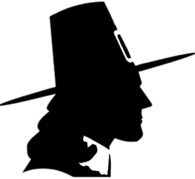 Pilgrim Bust Silhouette