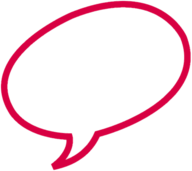 Transparent Pink Speech Bubble