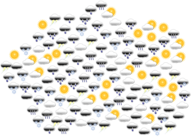 Cloud of Weather Icons