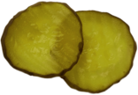 Round Slices of Pickles (Gherkins)
