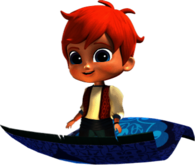 Shimmer and Shine Zac on Flying Carpet