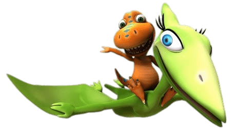 Buddy Riding on Mrs Pteranodon