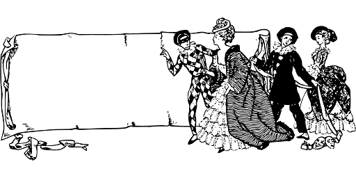 Empty Label Carnival Decoration