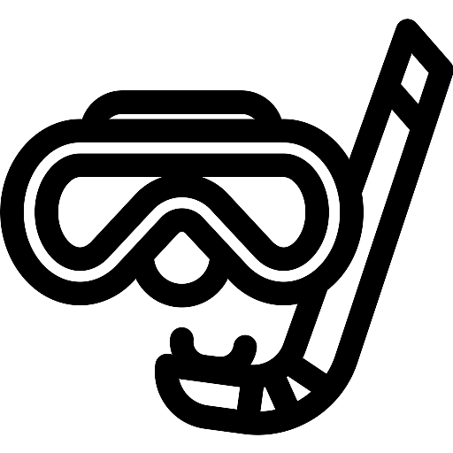 Scuba Diving Mask And Snorkel Icon
