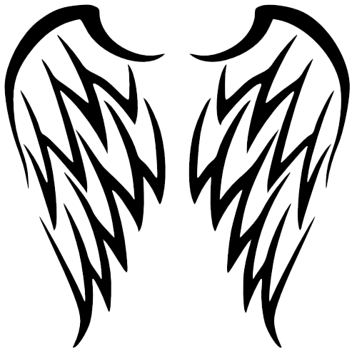 Wing Tattoo Simple
