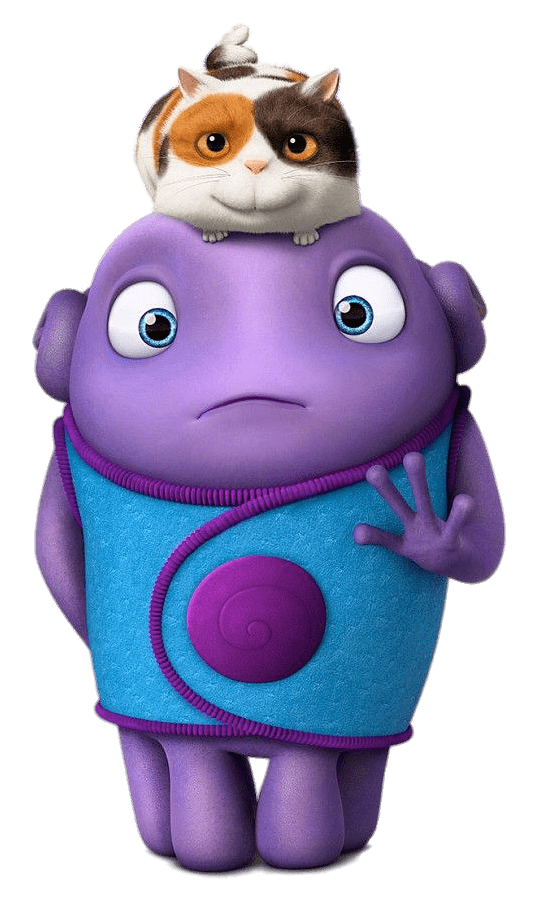 Home Pig the Cat on Oh's Head