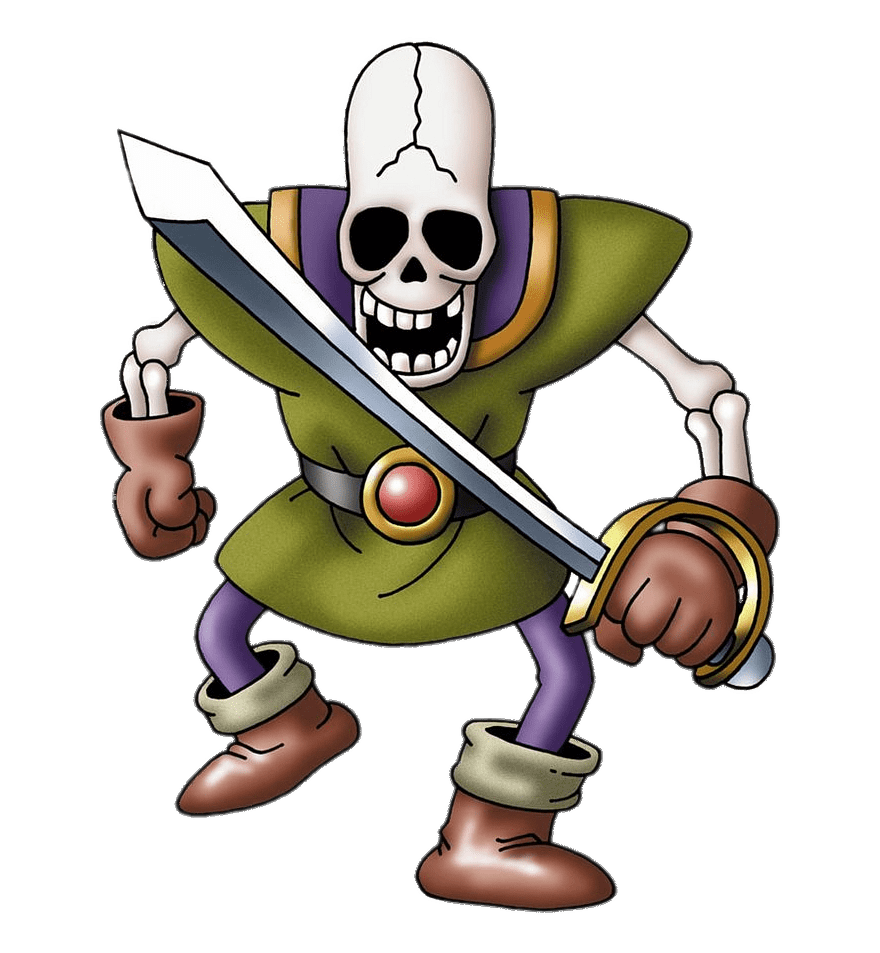 Dragon Quest (Dragon Warrior) character Skeleton