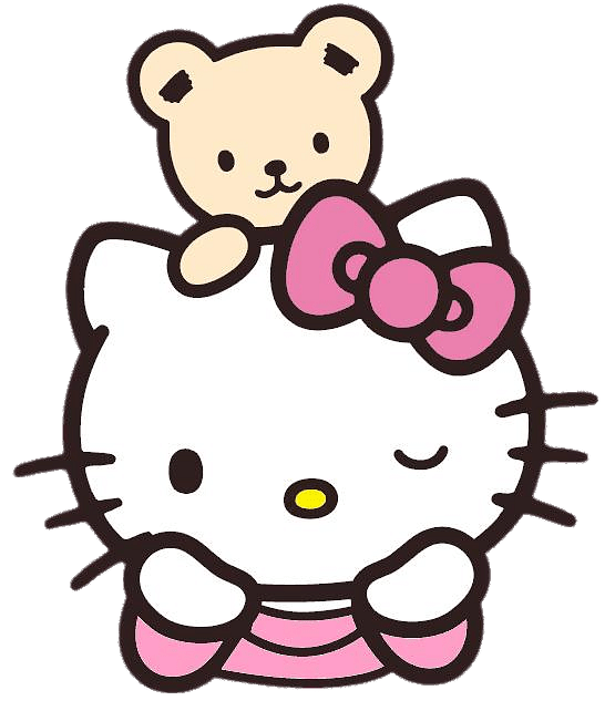 Hello Kitty with Teddy Bear