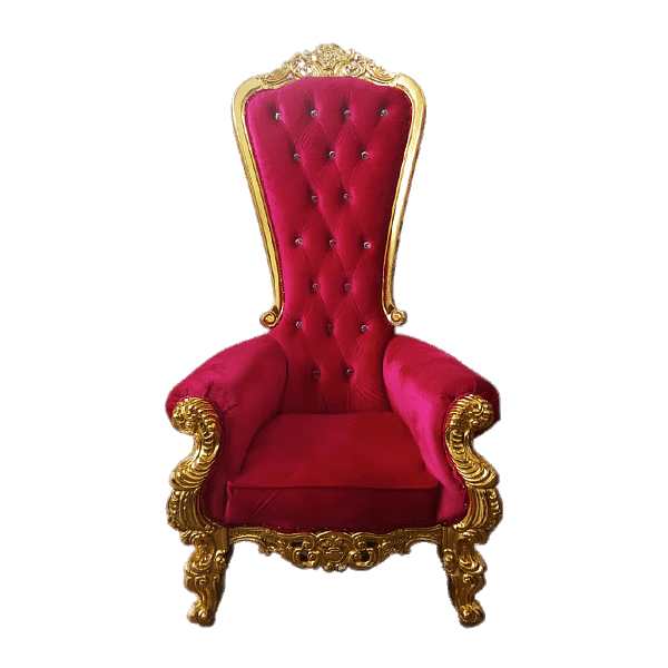 Elegant Red Throne