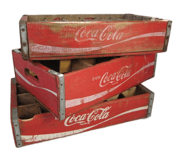 Vintage Coca Cola Boxes
