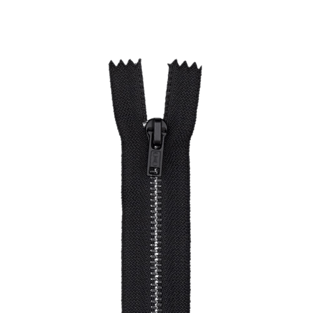 Black Closed Zipper
