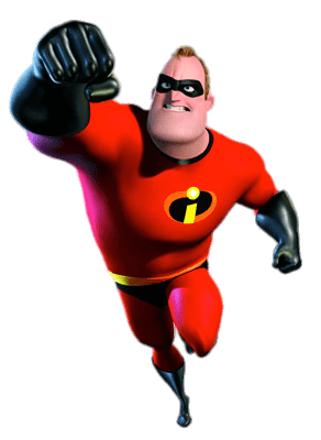 Mr. Incredible Fist In the Air