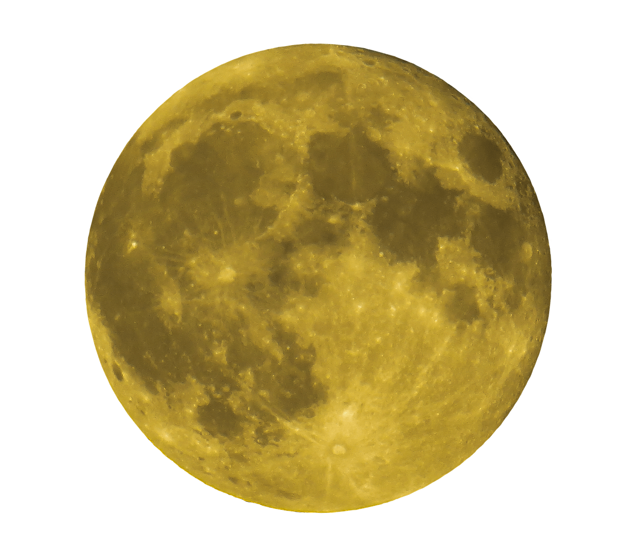 Moon Full Yellow