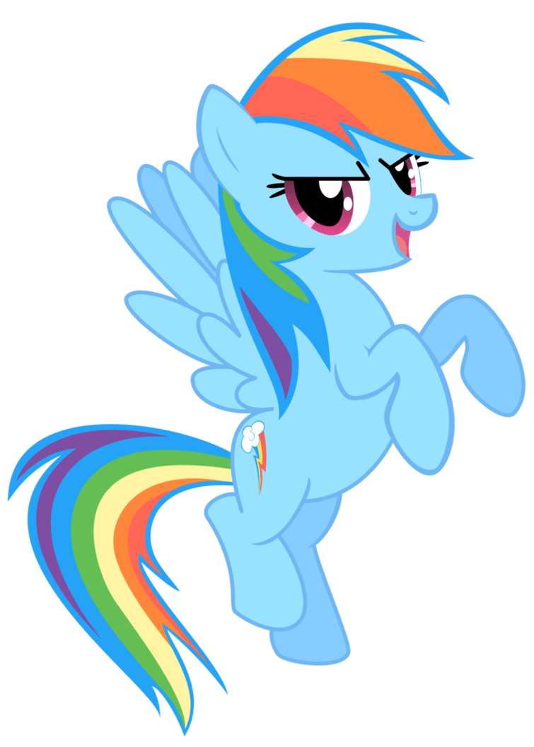 Rainbow Dash Springing