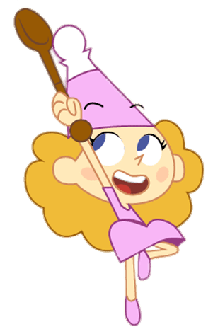 Sun Holding Wooden Spoon