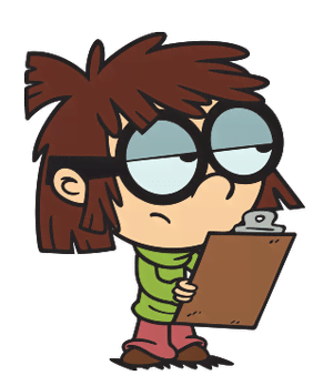 Lisa Loud Taking Notes