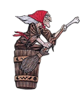 Baba Yaga Flying Around