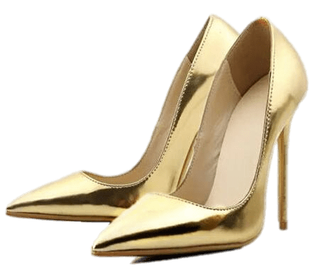 Gold Color Stilettos