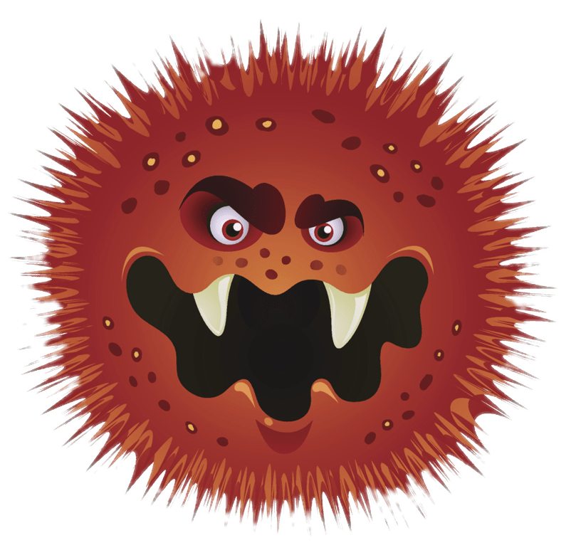 Bad Bacteria Cartoon